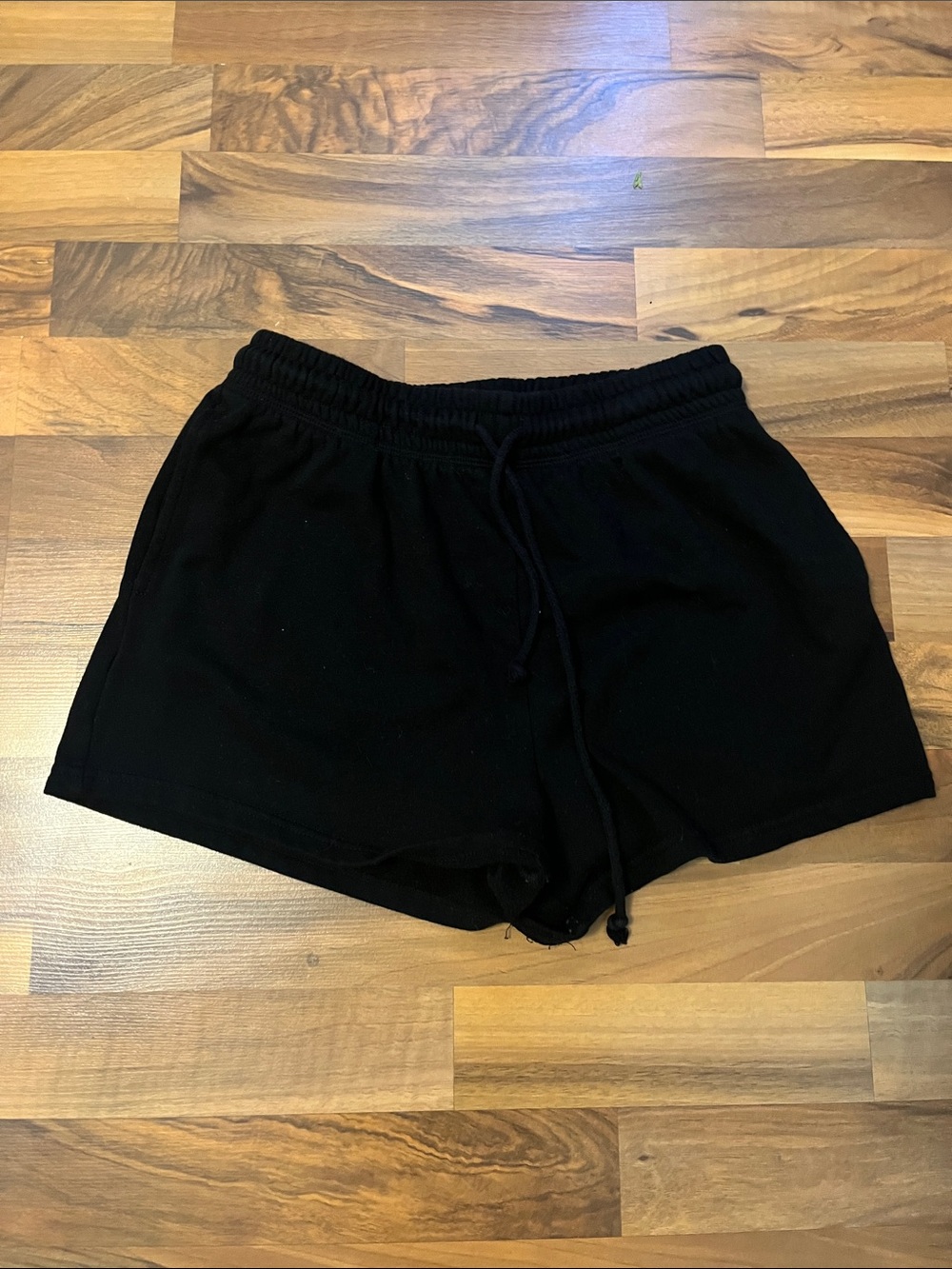 Aeropostale Black Elastic Waist Athletic Shorts